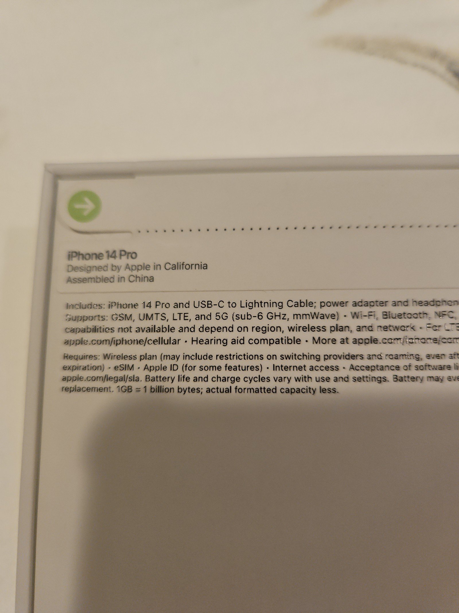 Apple iPhone 14 Pro 128 GB in Deep Purple 5C21