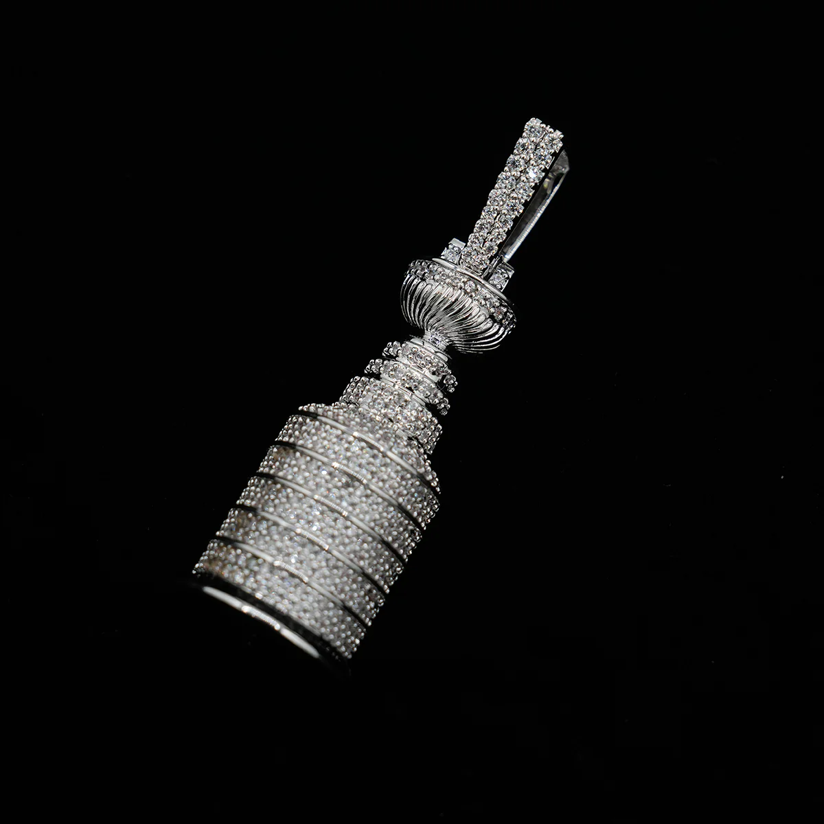 Stanley Cup Official NHL Pendant in White Gold