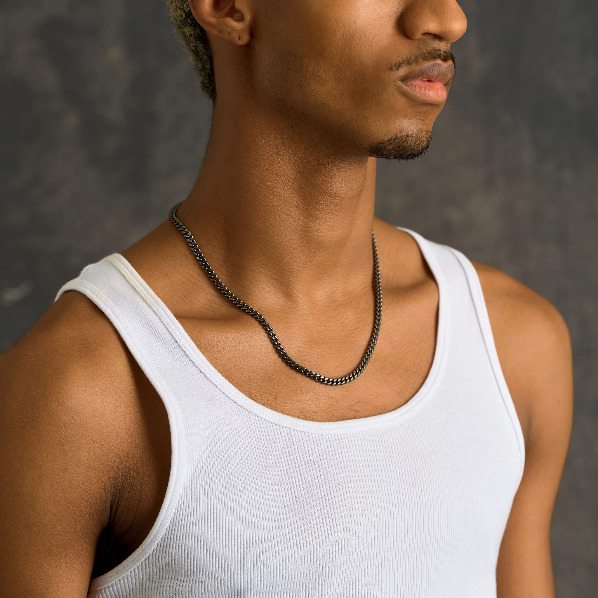 Miami Cuban Chain in Black - 5mm