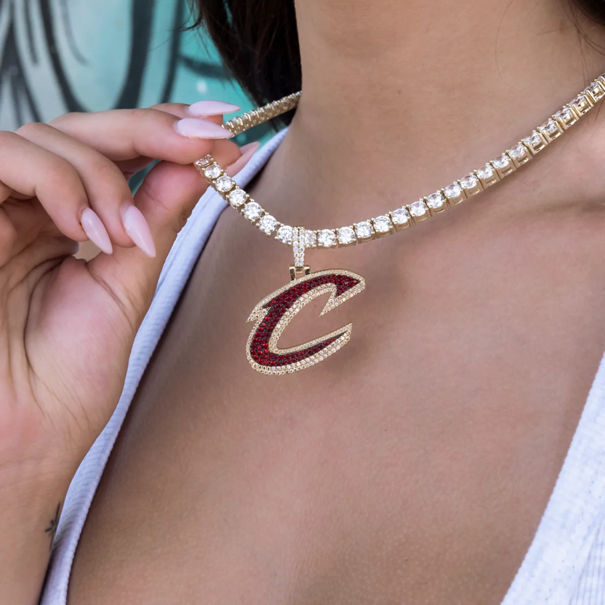 Cleveland Cavaliers Official NBA Logo Pendant