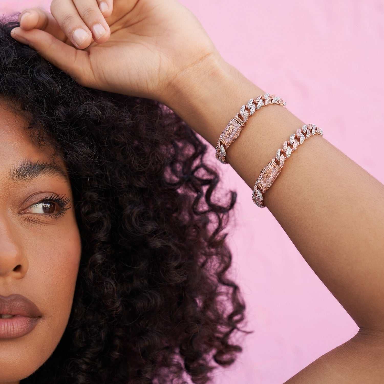 Two-Toned Iced Cuban Bracelet Bundle - 8.5mm