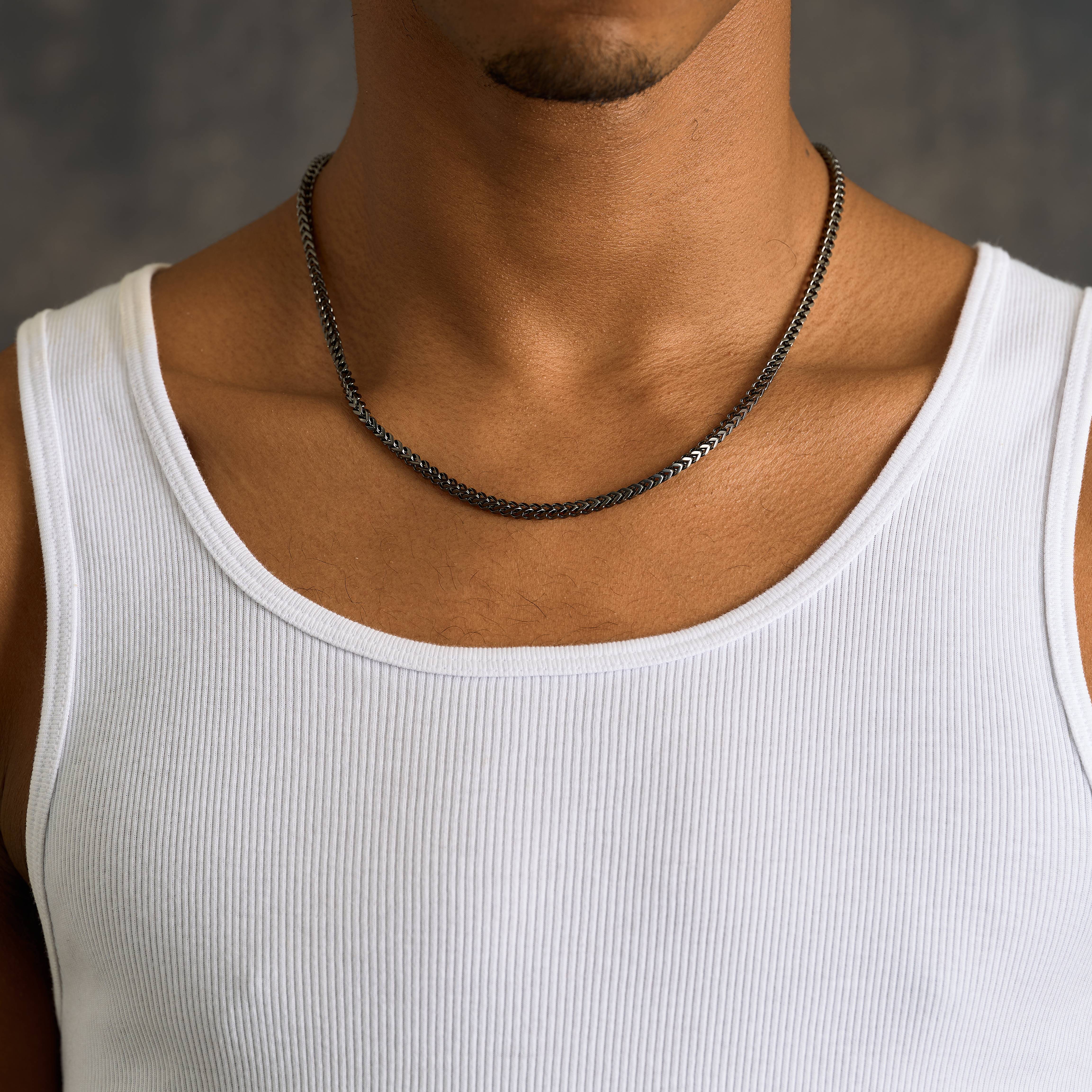 Franco Chain in Black - 3mm