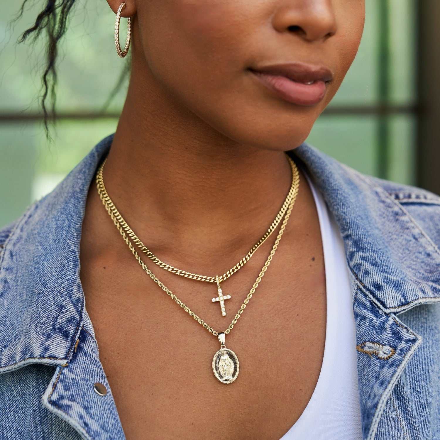 Choose 2 Chains + 2 Pendants - Yellow Gold