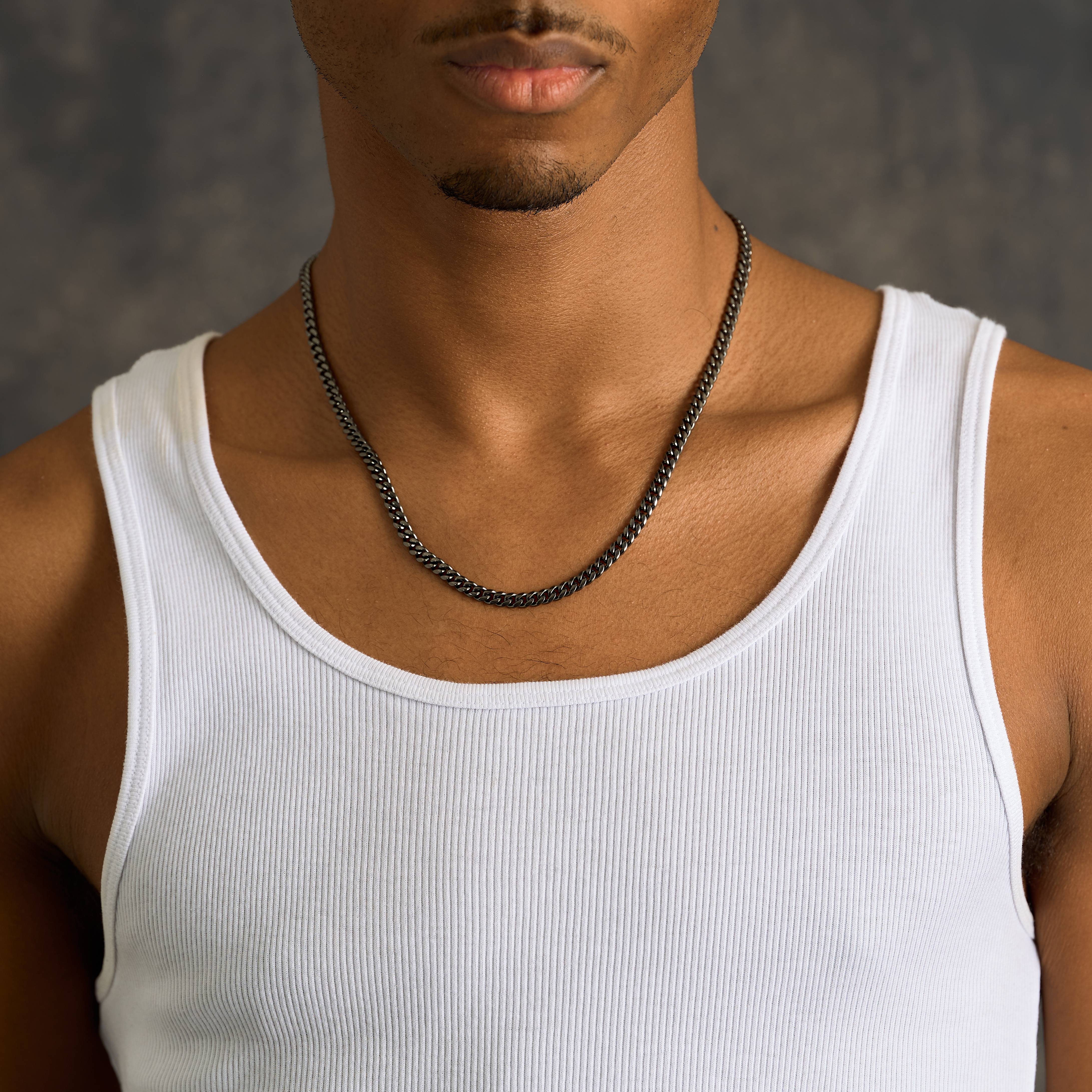 Miami Cuban Chain in Black - 5mm