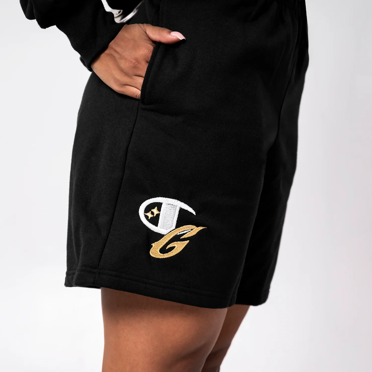 GLD X Champion Powerblend® Fleece Shorts
