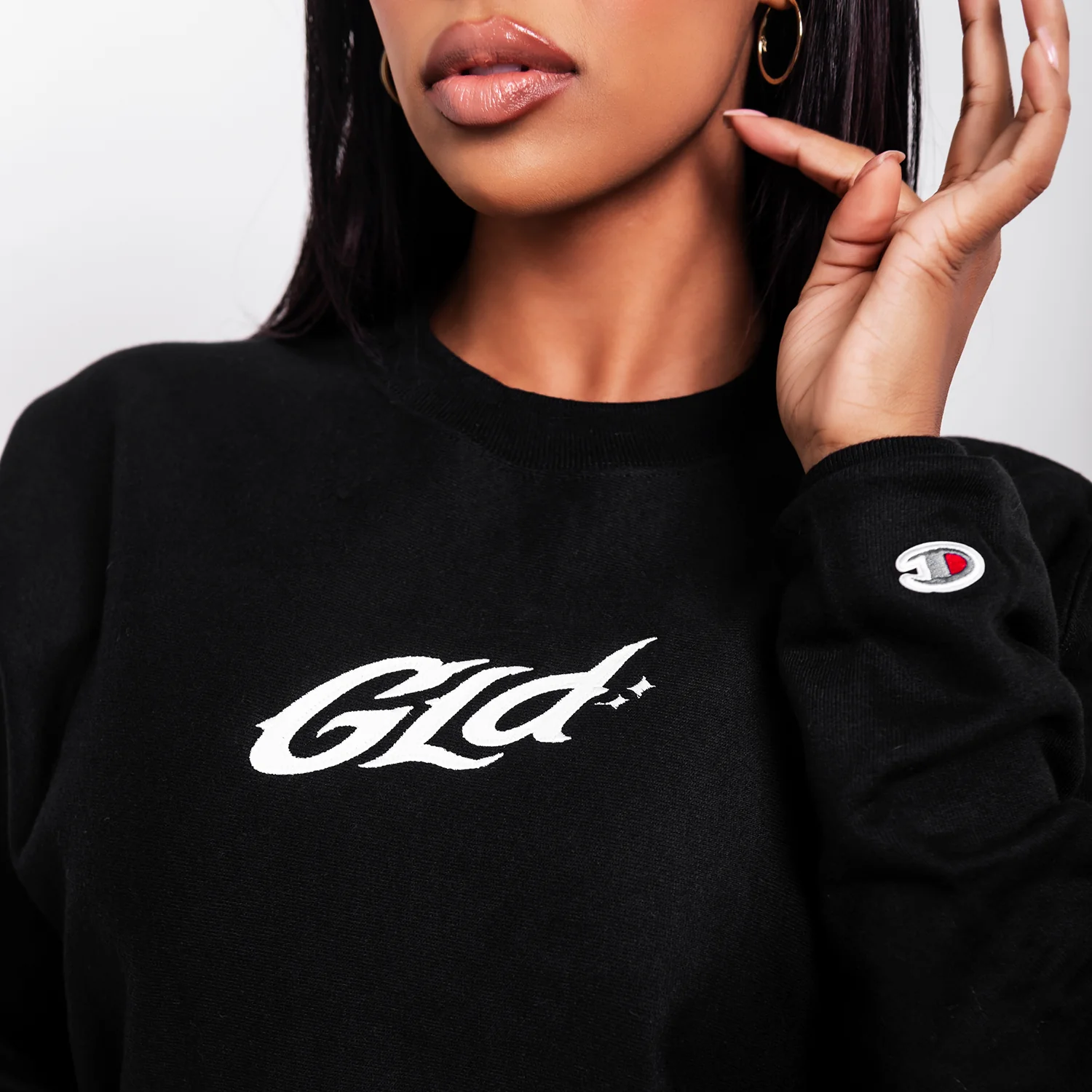 GLD X Champion Reverse Weave® Fleece Crew Neck