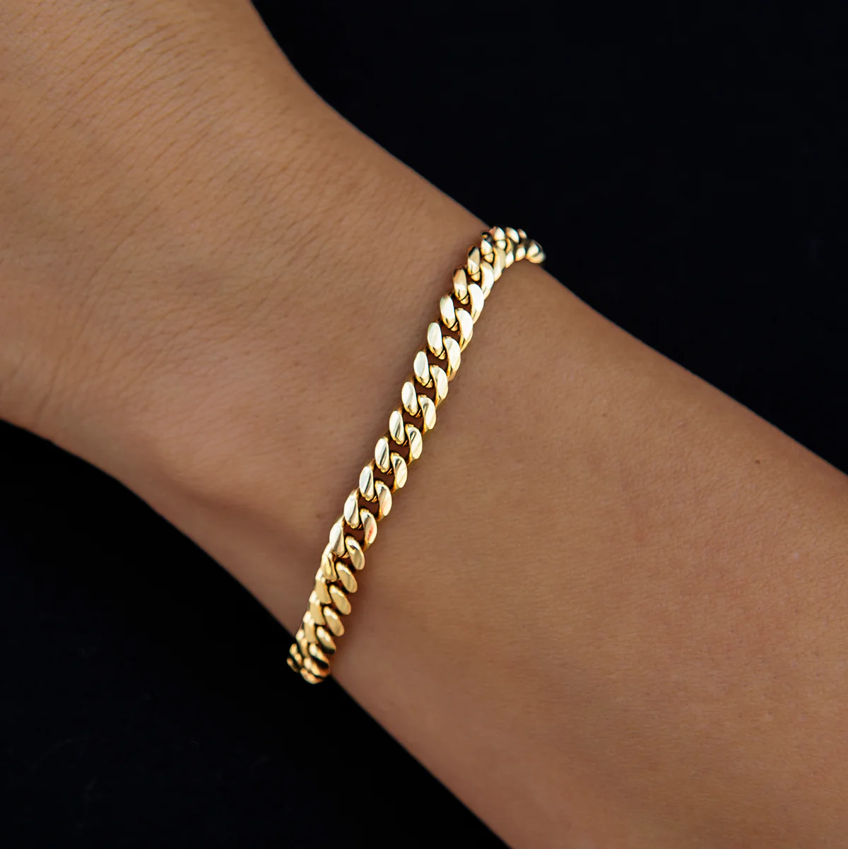 5mm Cuban Necklace + Bracelet Bundle - Yellow Gold