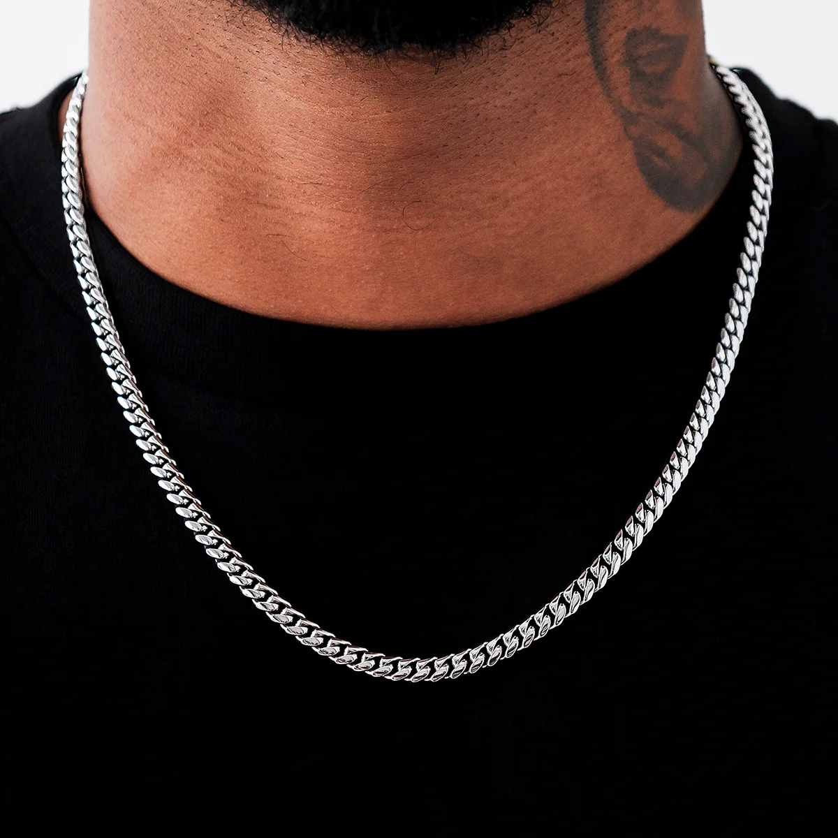 GLD Signature Cuban in White Gold - 6mm