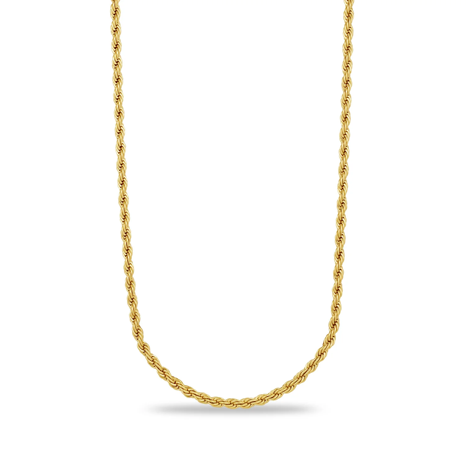Youth Rope Chain in Yellow Gold - 4mm