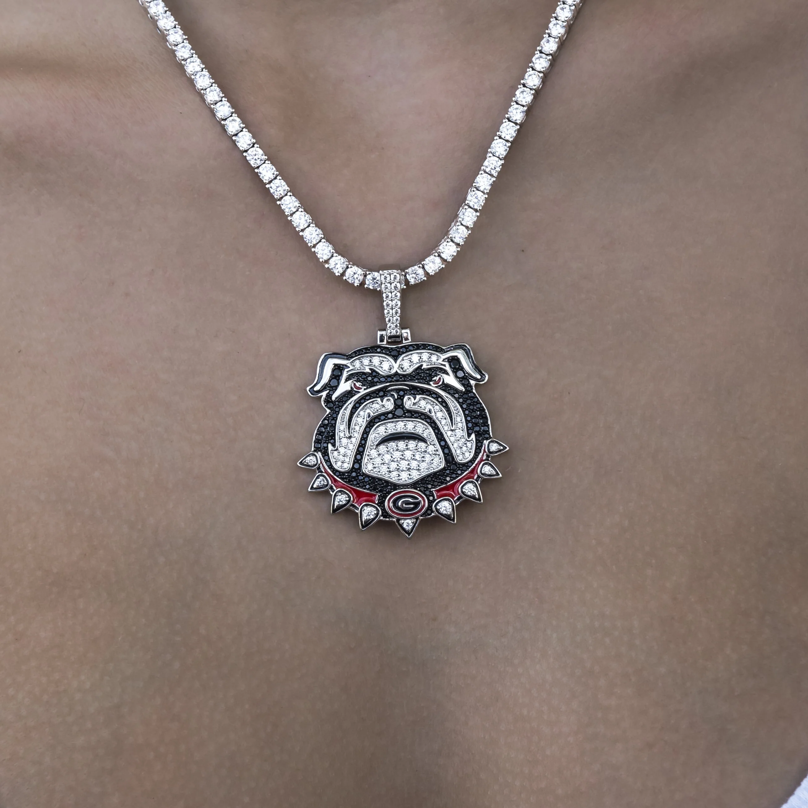 Georgia Bulldogs Official NCAA Mascot Pendant