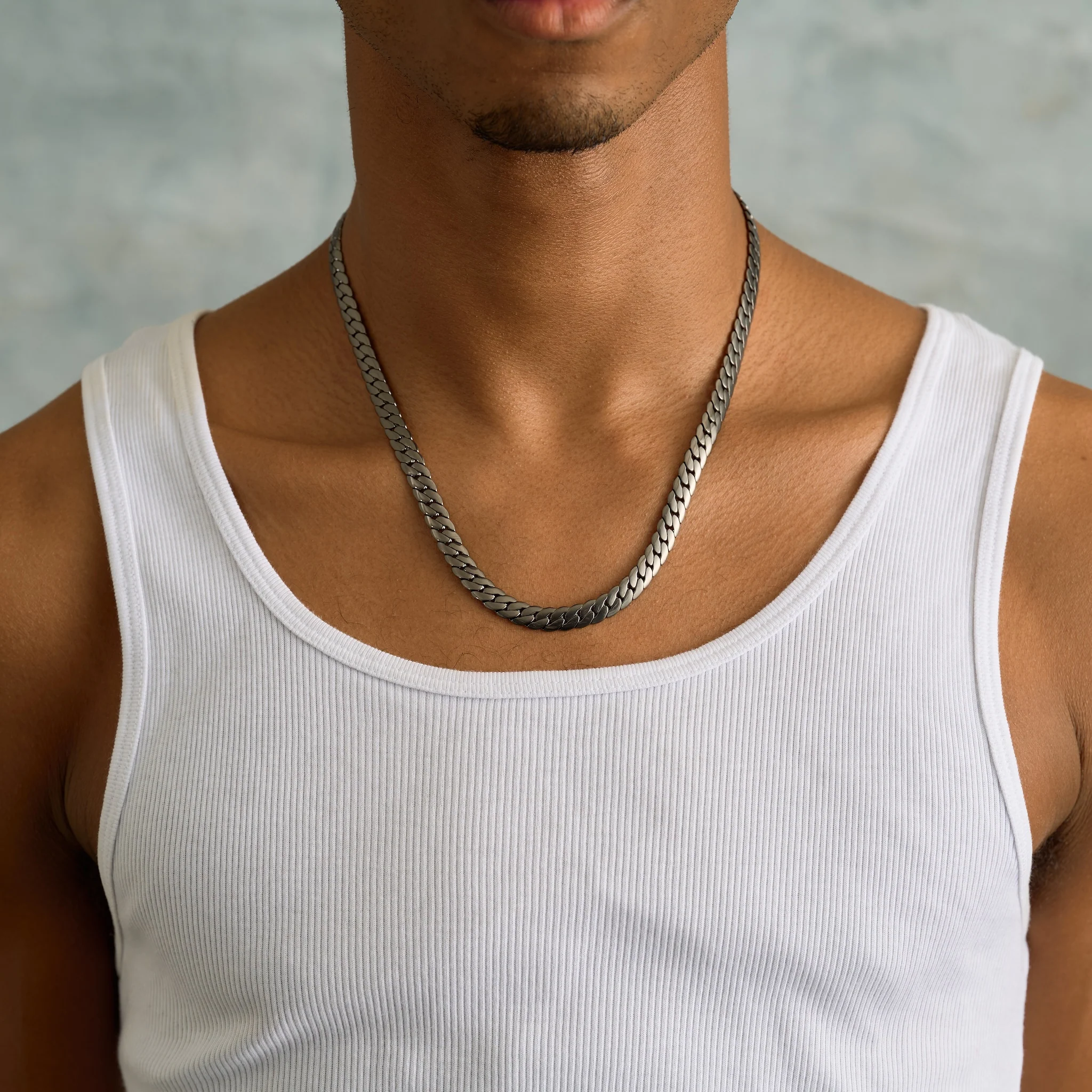 South Beach Cuban Chain in Black - 8mm