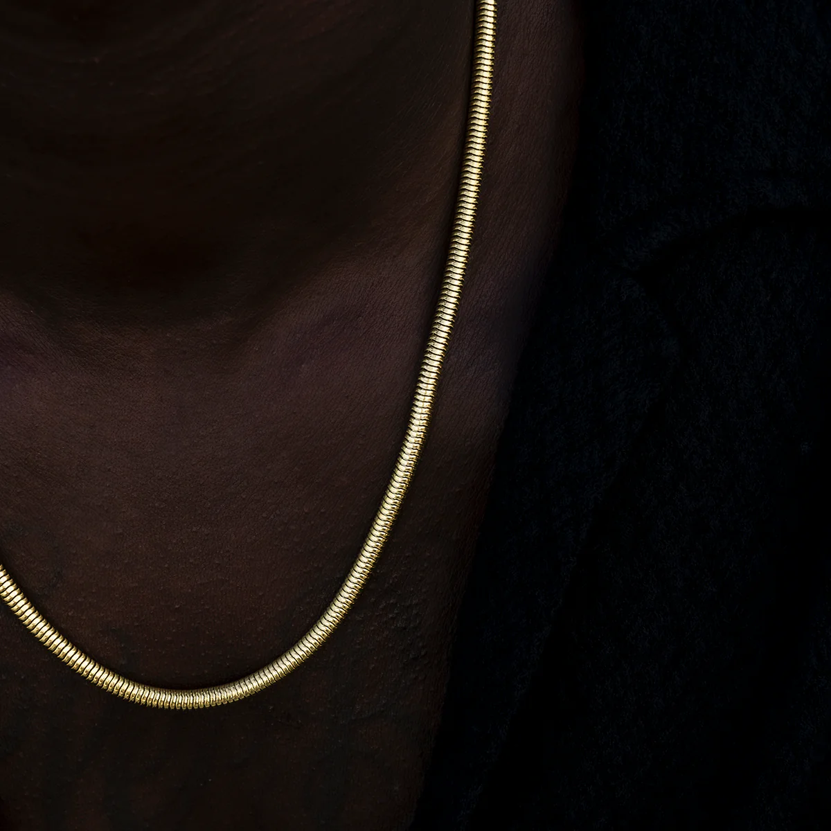 Snake Chain in Yellow Gold - 4mm