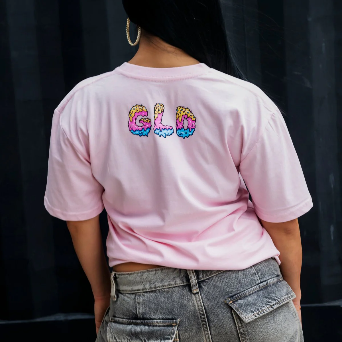 Ice Cream Gun Tee in Pink