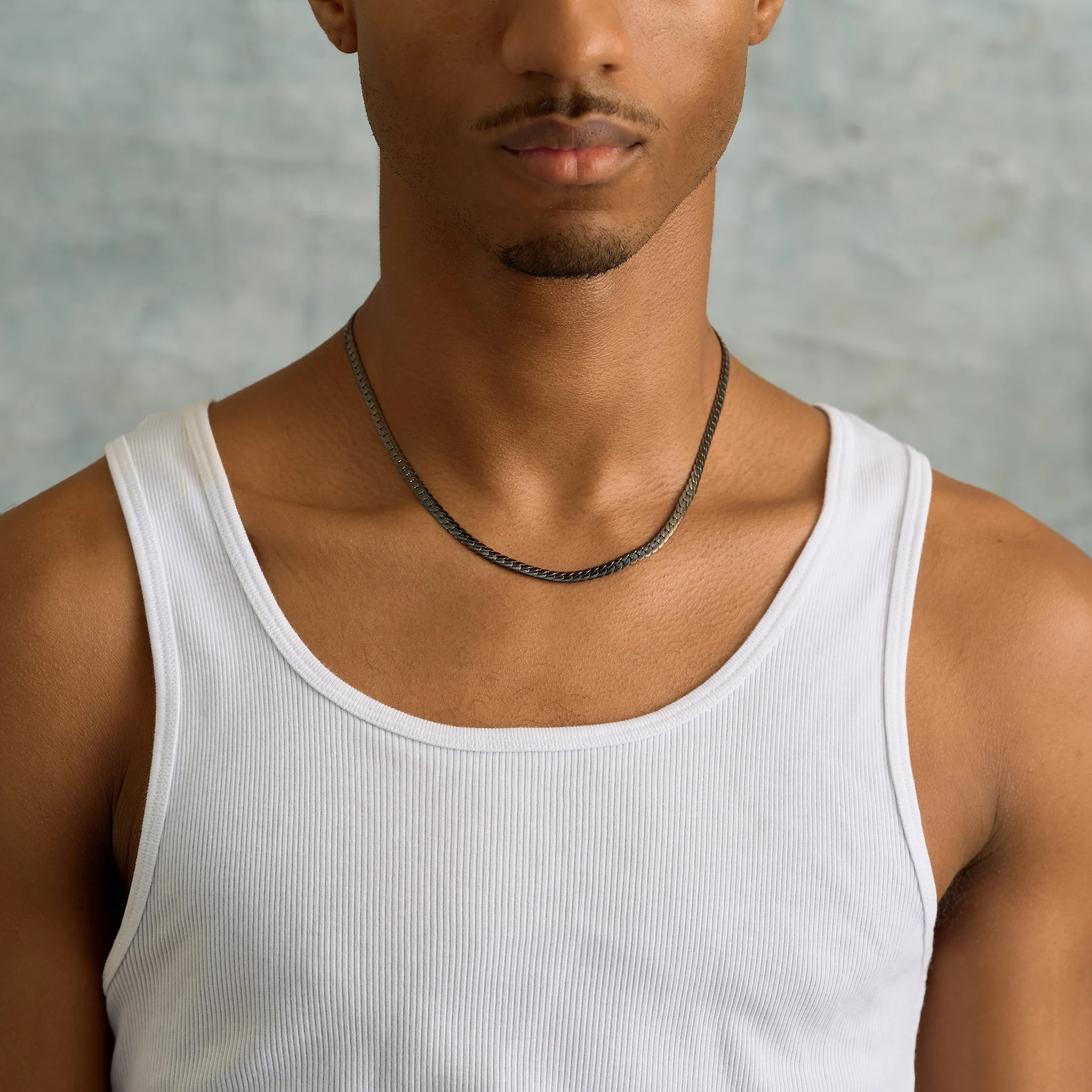 South Beach Cuban Chain in Black - 5mm