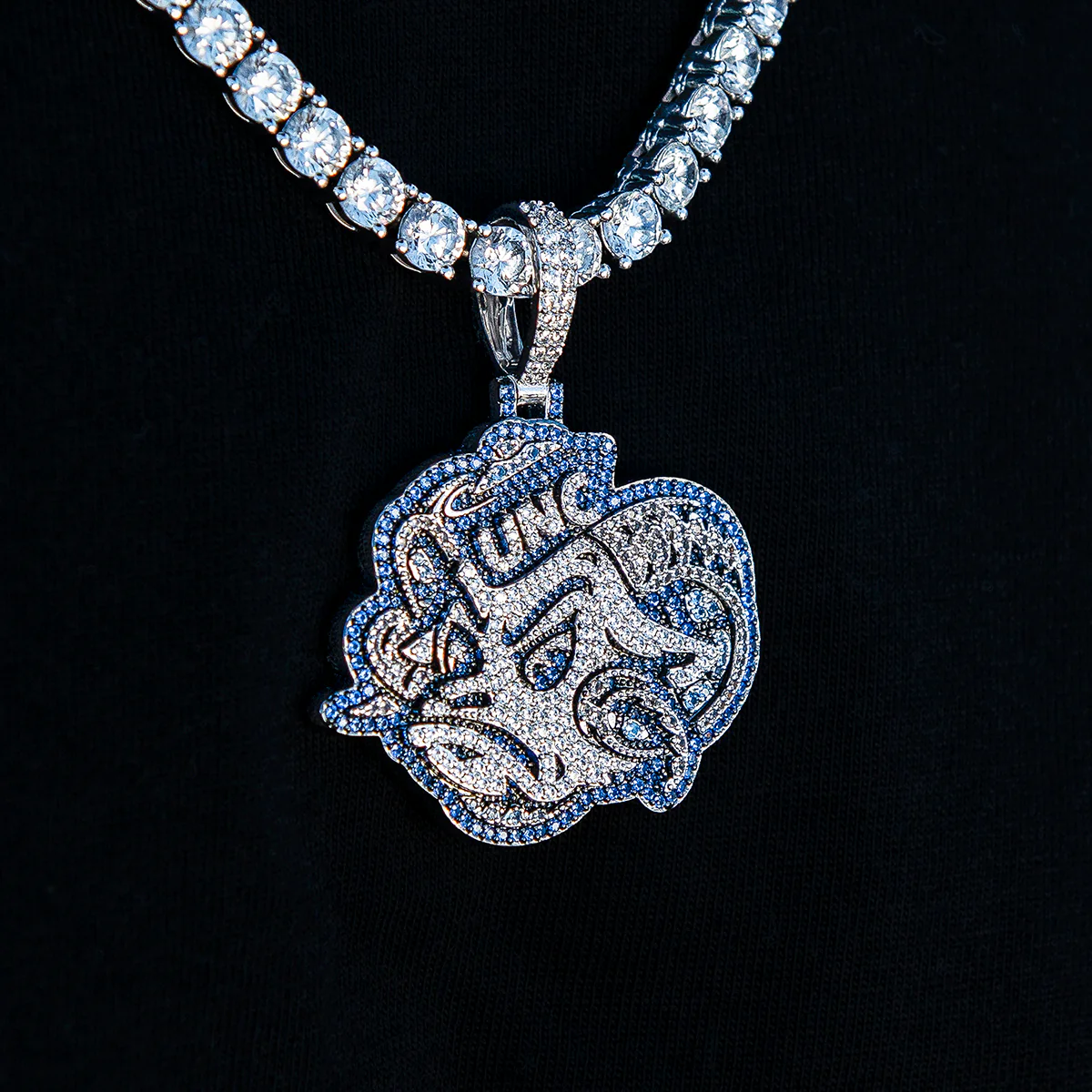 University of North Carolina Tar Heels Official NCAA Mascot Pendant