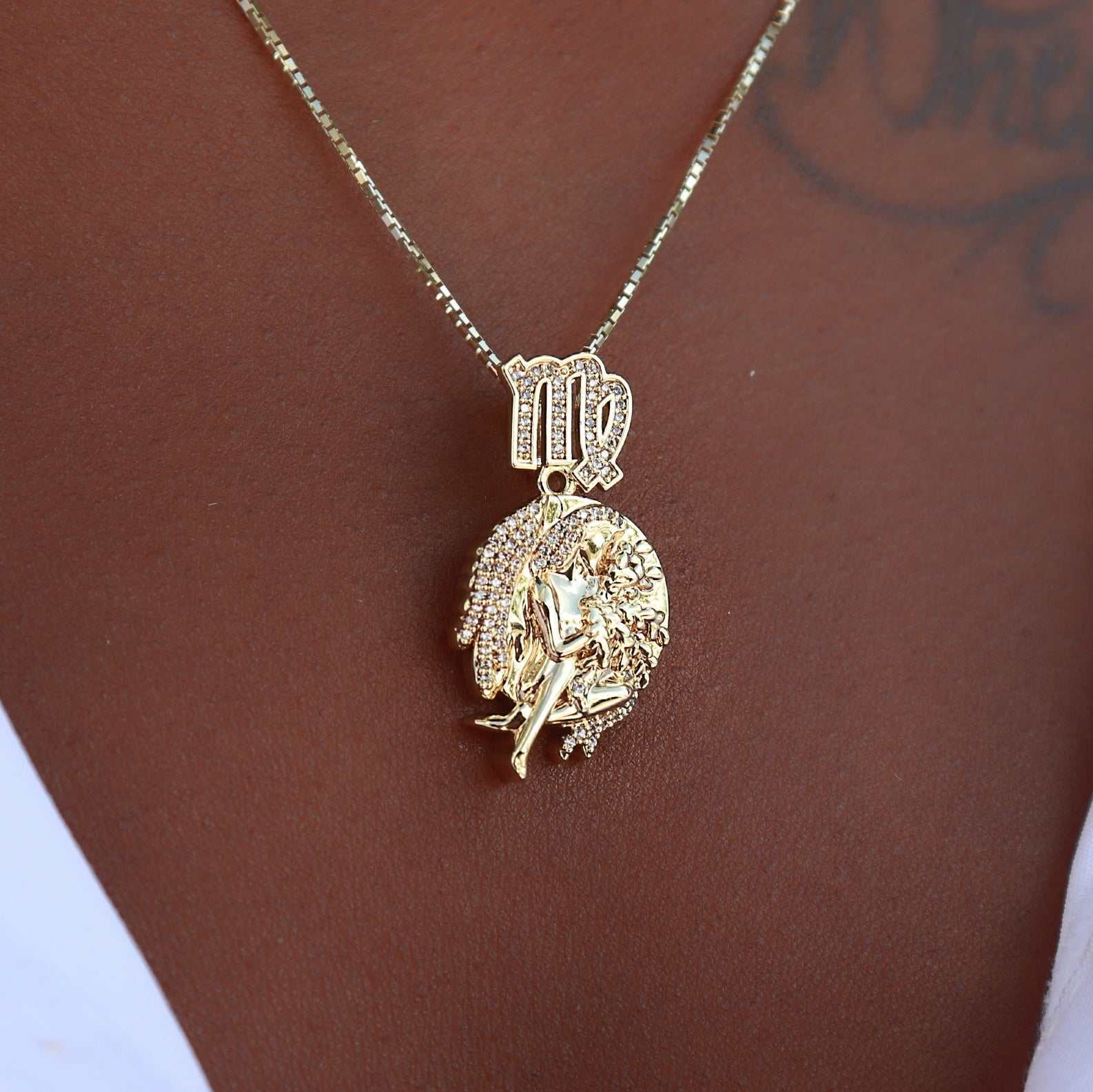 Virgo Sign Pendant