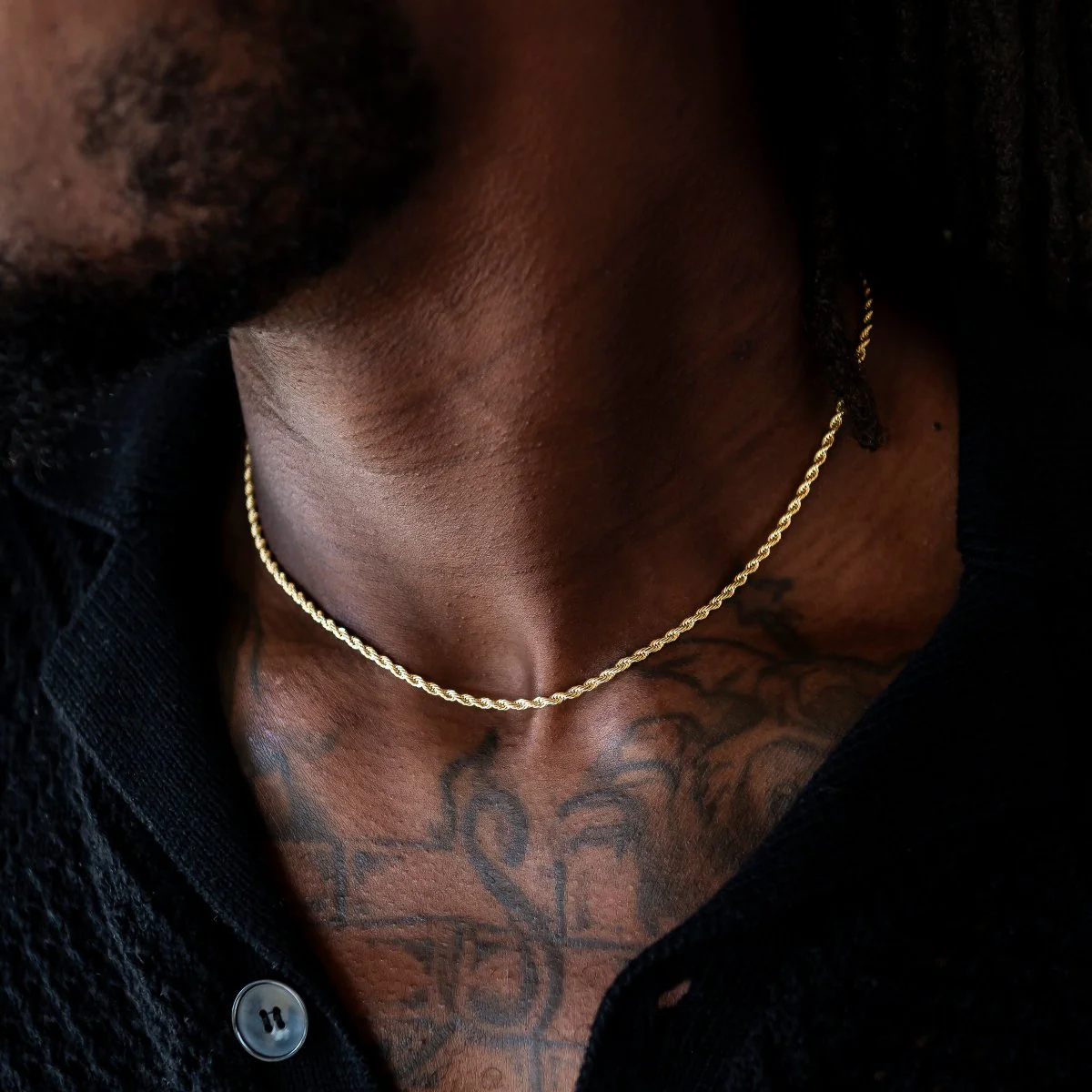 Rope Chain + Bracelet Bundle in Yellow Gold- 2mm