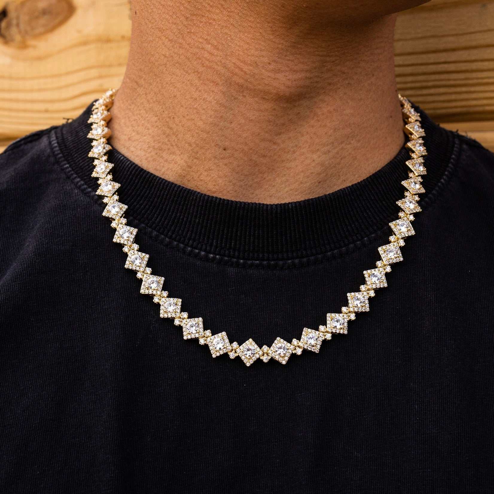 Cloister Link Chain + Bracelet Bundle in Yellow Gold