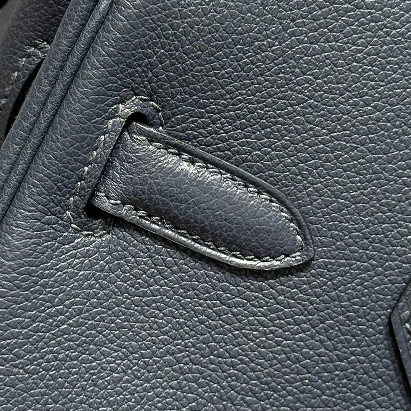 HERMES 25S SHOULDER BIRKIN 29 IN MIDNIGHT BLUE CALFSKIN GOLD HARDWARE