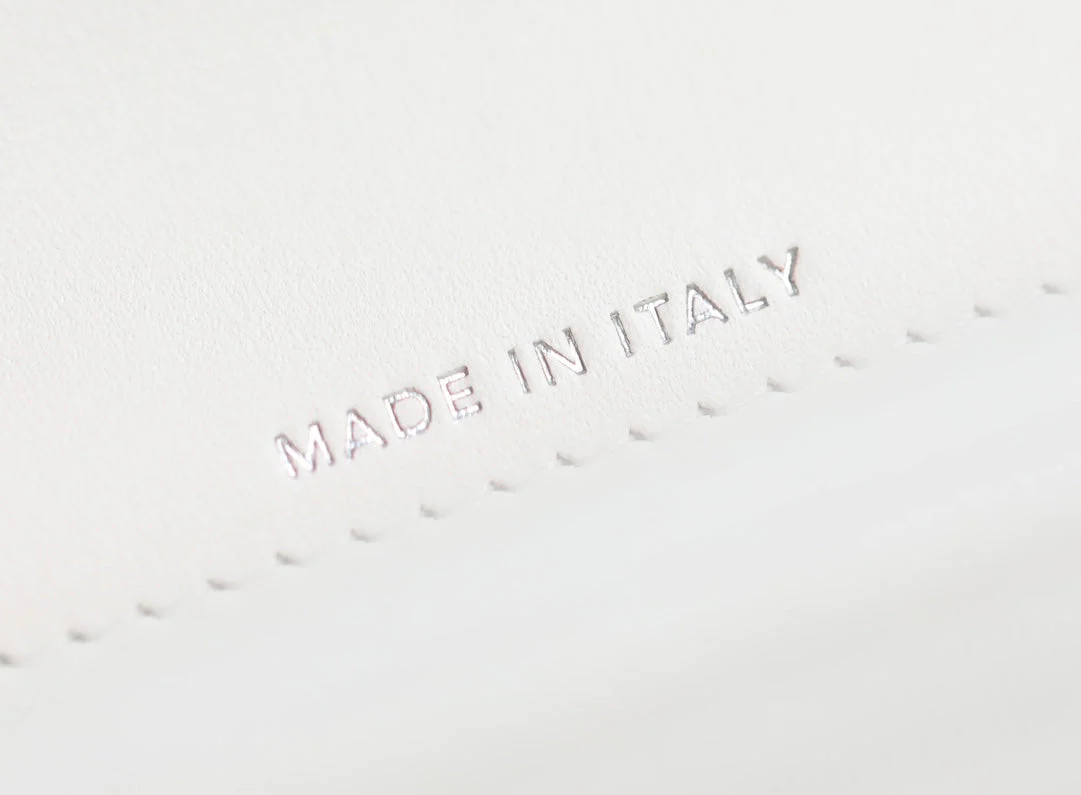 CC WOC 18.5 WHITE LAMBSKIN SILVER HARDWARE