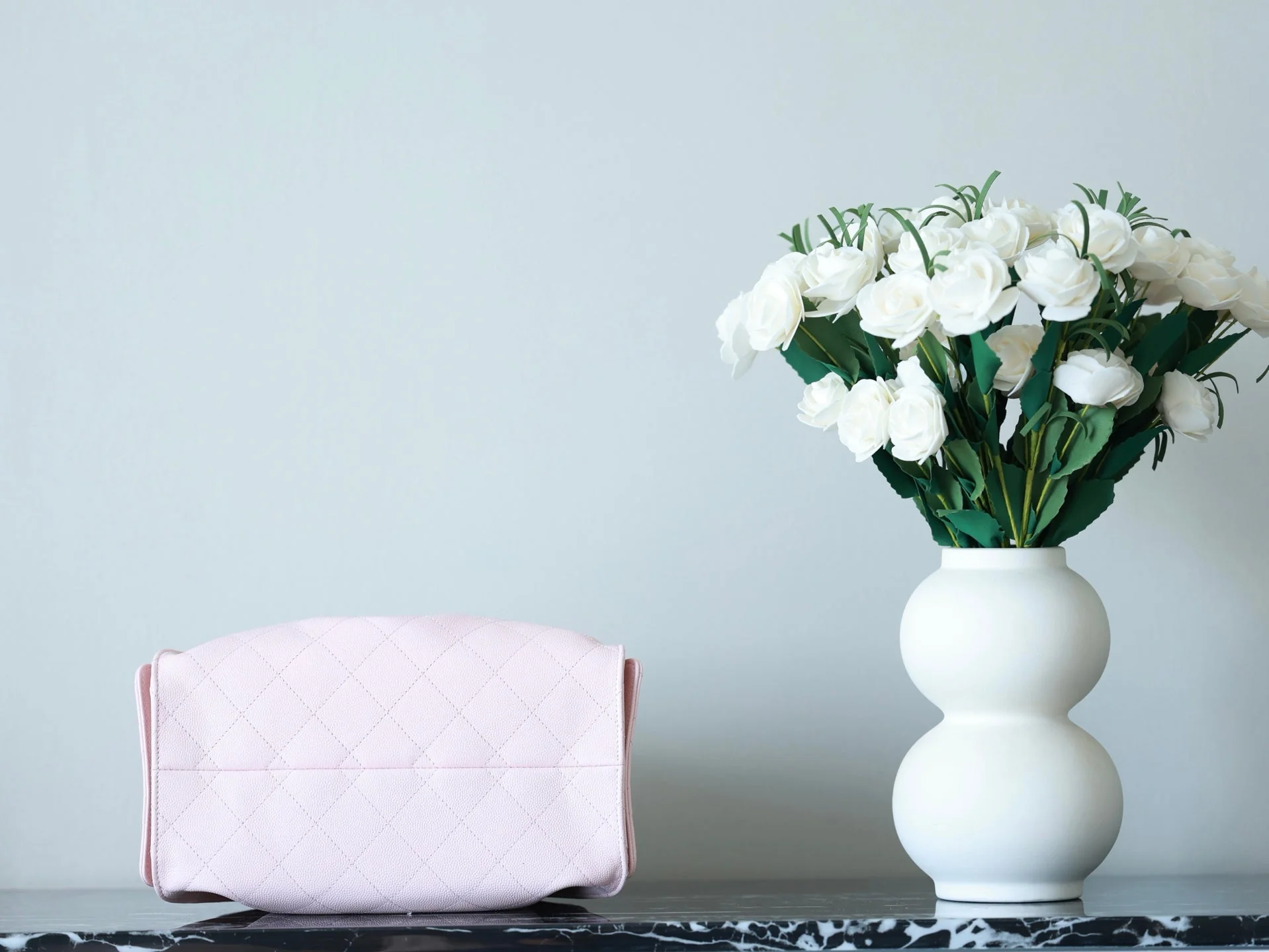 CHANEL 25S HOBO BAG 30 CM IN LIGHT PINK LAMBSKIN WITH GOLD HARDWARE