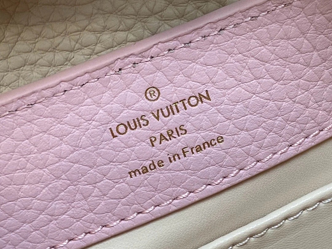 CAPUCINES MINI 21 IN LIGHT PINK TAURILLON LOVELOCK GOLD HARDWARE