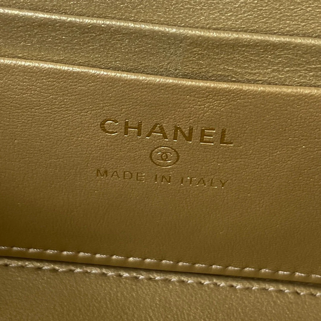 SMALL VANITY CASE 17 IN WHITE CALFSKIN GOLD HARDWARE