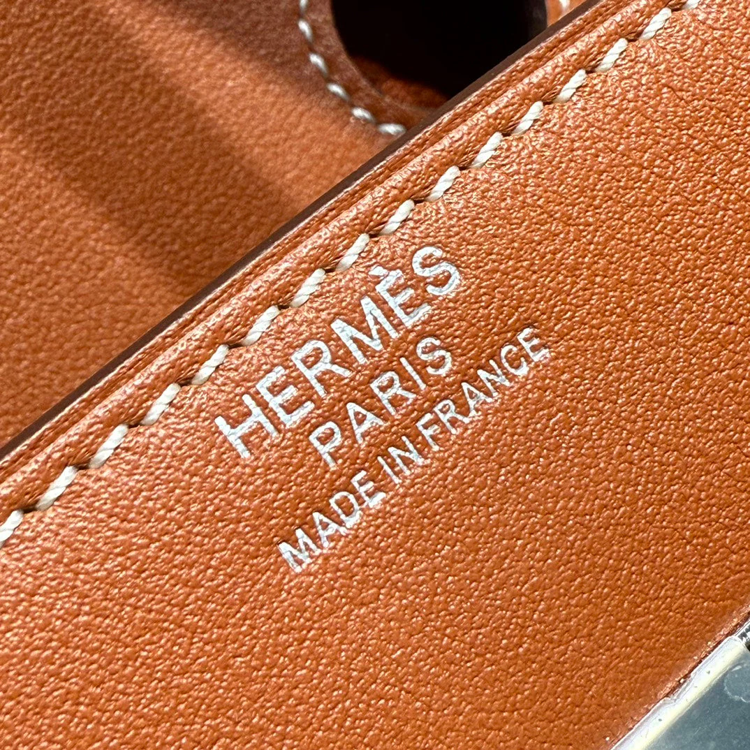 HM BIRKIN 35CM IN VEAU BARENIA SWIFT CALFSKIN ERCU TOILE CANVAS