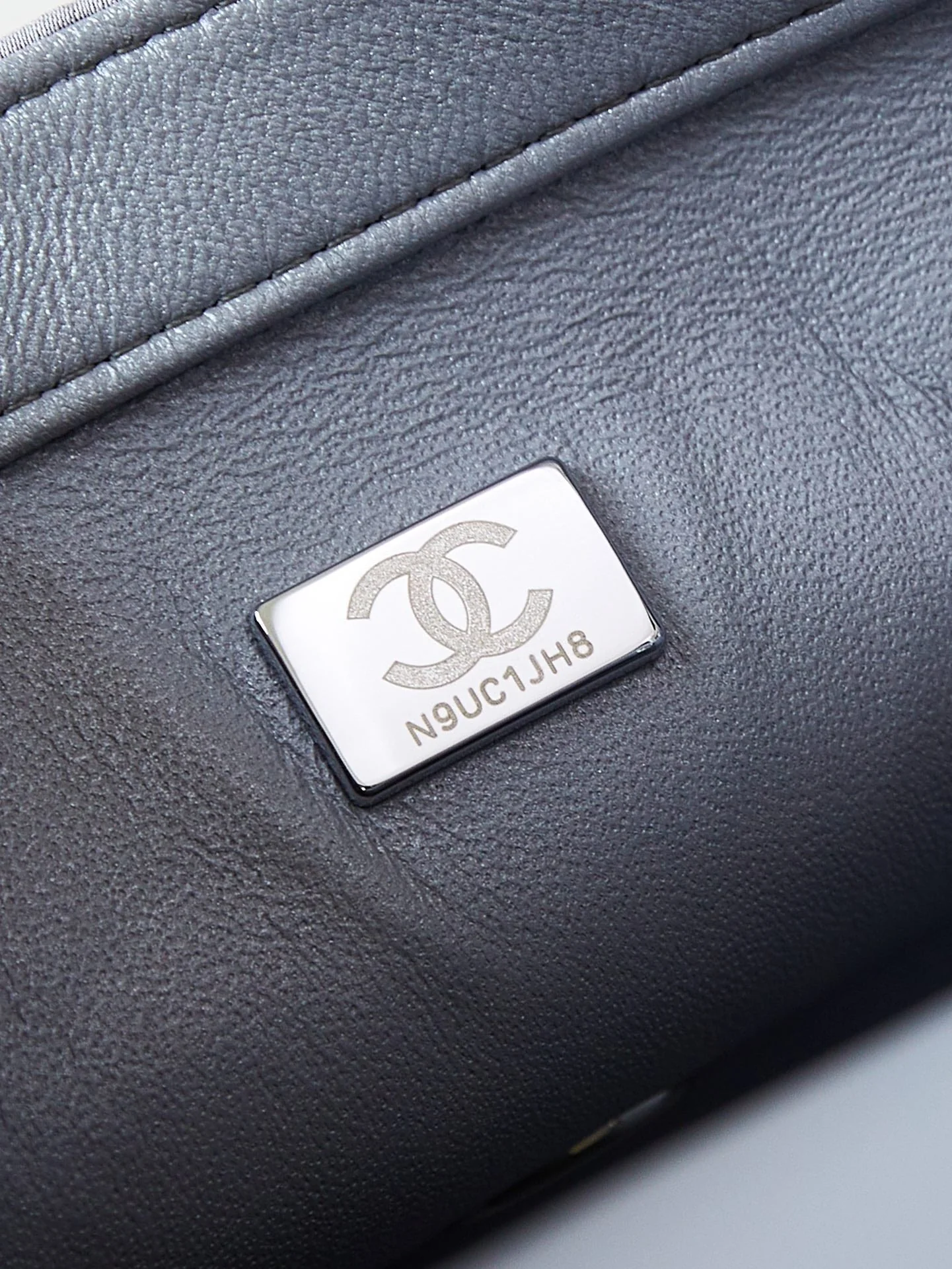 CHANEL 25S FLAP BAG 20 IN WHITE MIX BLUE SEQUINS