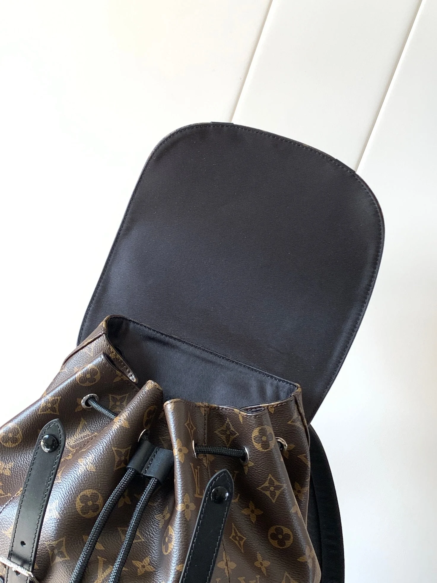 CHRISTOPHER MM BACKPACK 47 IN BROWN MONOGRAM CANVAS