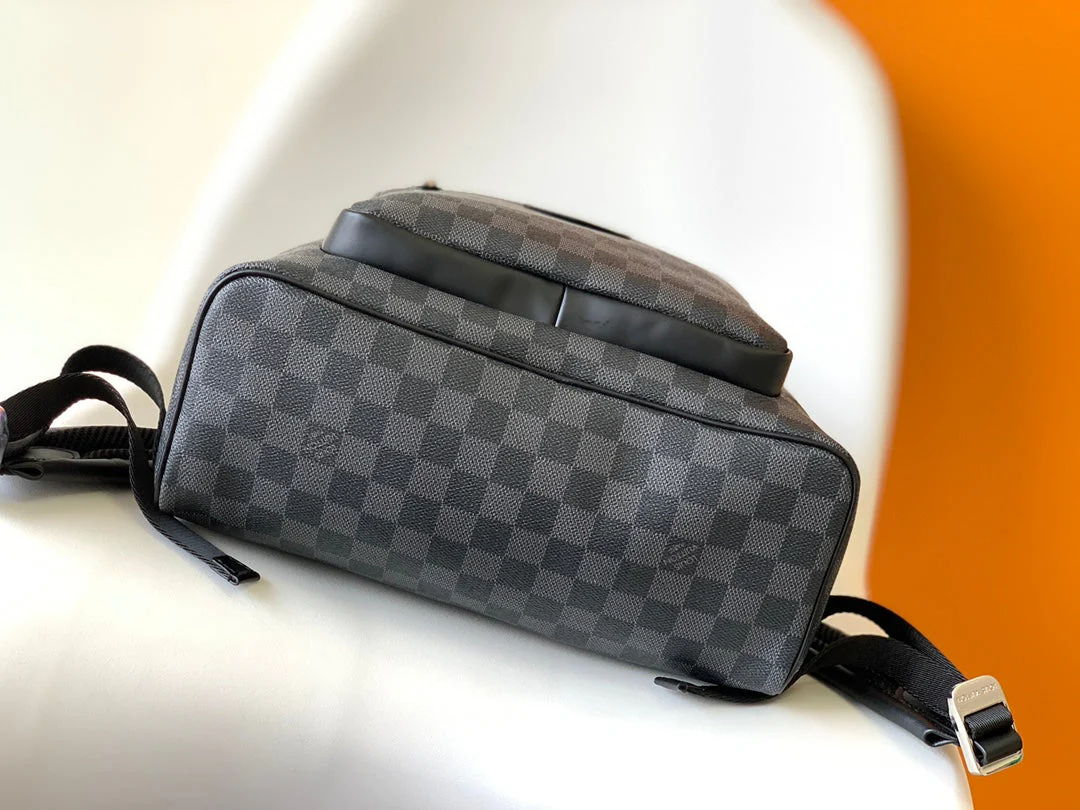 BACKPACK 40 IN BLACK MONOGRAM LAMBSKIN