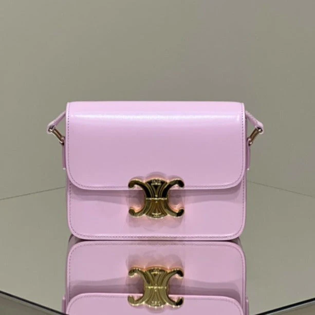 MINI CLAUDE 22 SHINY CALFSKIN LIGHT PINK