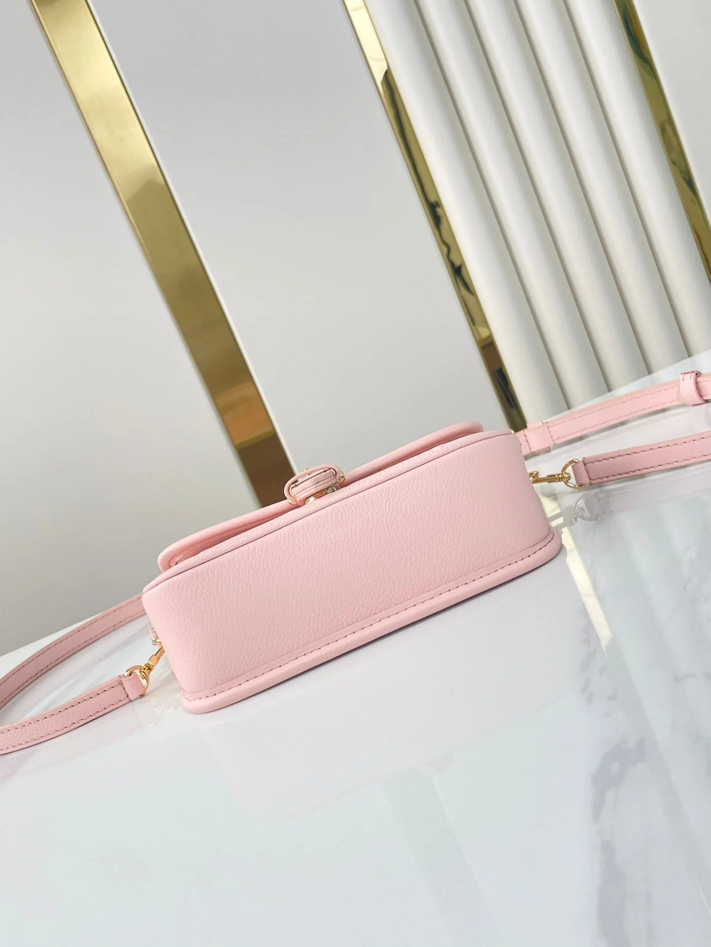 NANO DIANE 19 IN OPALE PINK MONOGRAM EMPREINTE LEATHER