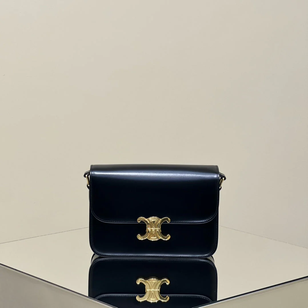 MINI CLAUDE 22 SHINY CALFSKIN BLACK