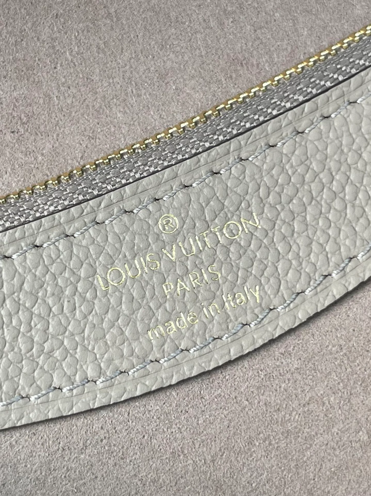 DIANE 23 IN TOURTERELLE WHITE MONOGRAM EMPREINTE LEATHER