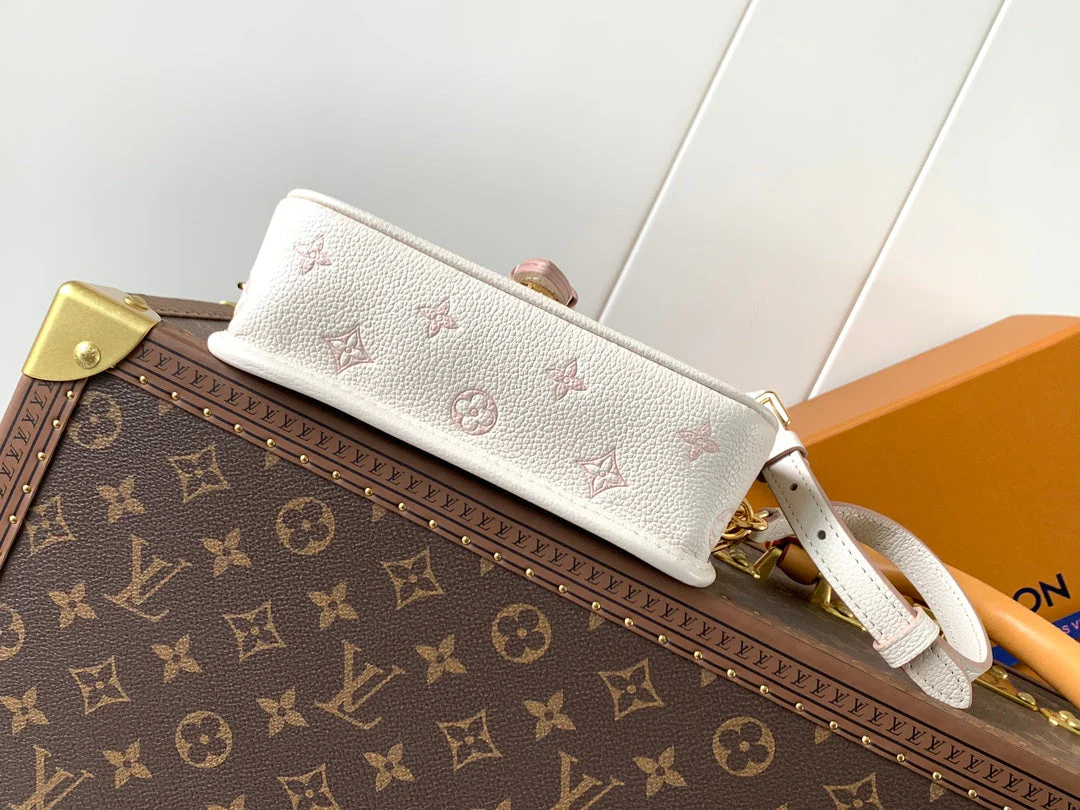 NANO DIANE 19 IN WHITE MIX PINK MONOGRAM EMPREINTE LEATHER