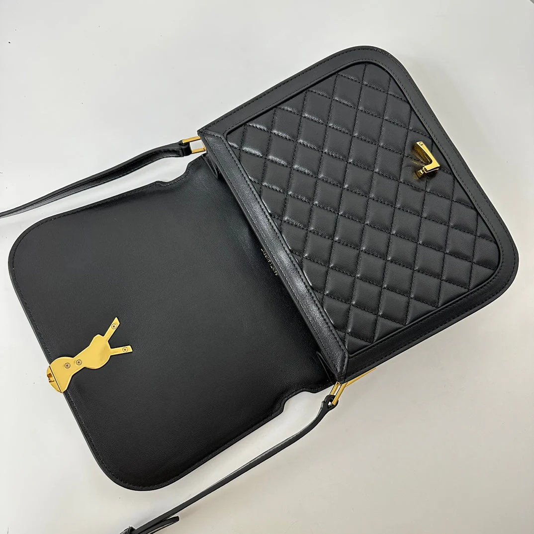 SOLFERINO HENGFENG 22 BLACK LAMBSKIN BAG