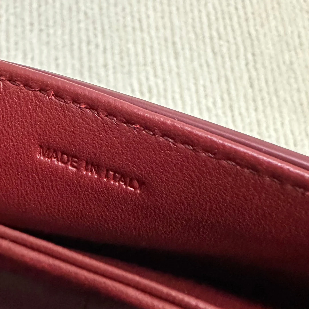 TEEN GARANCE BAG 18 IN WINE RED PATENT CALFSKIN