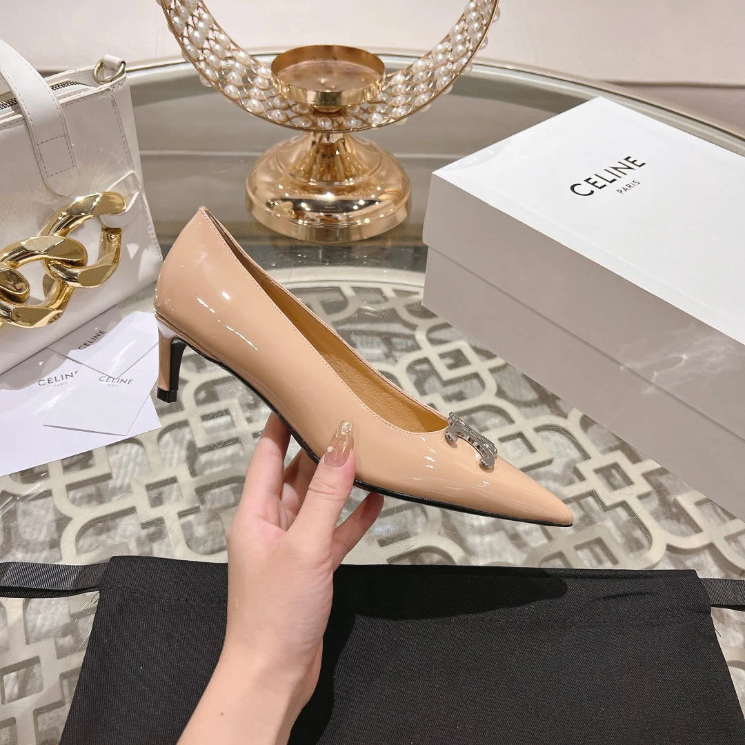 HIGH-HEELS 5 CM IN SEPIA TAN CALFSKIN