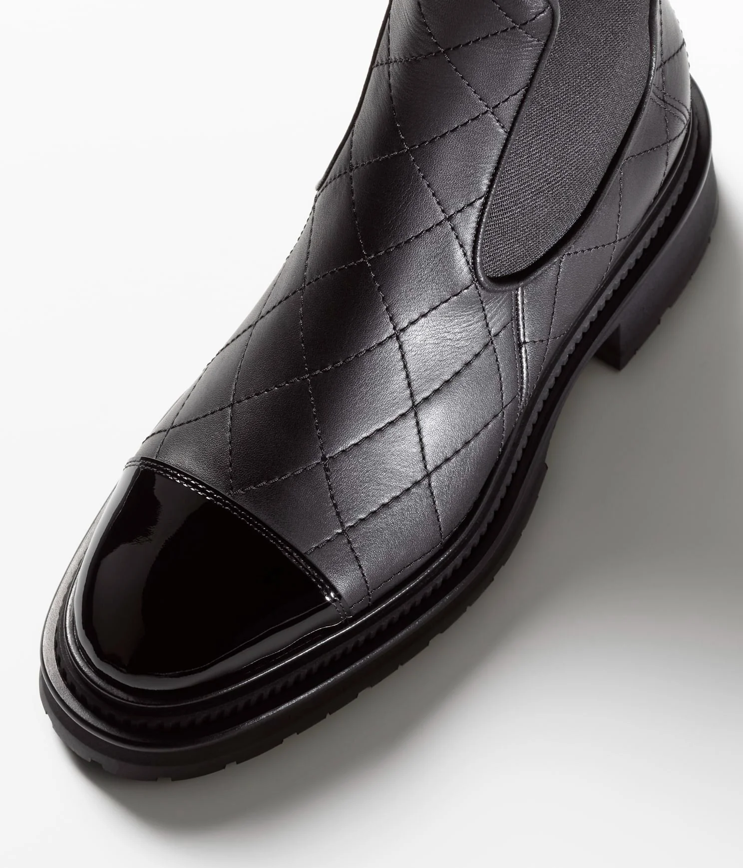 SHORT BOOTS BLACK CALFSKIN