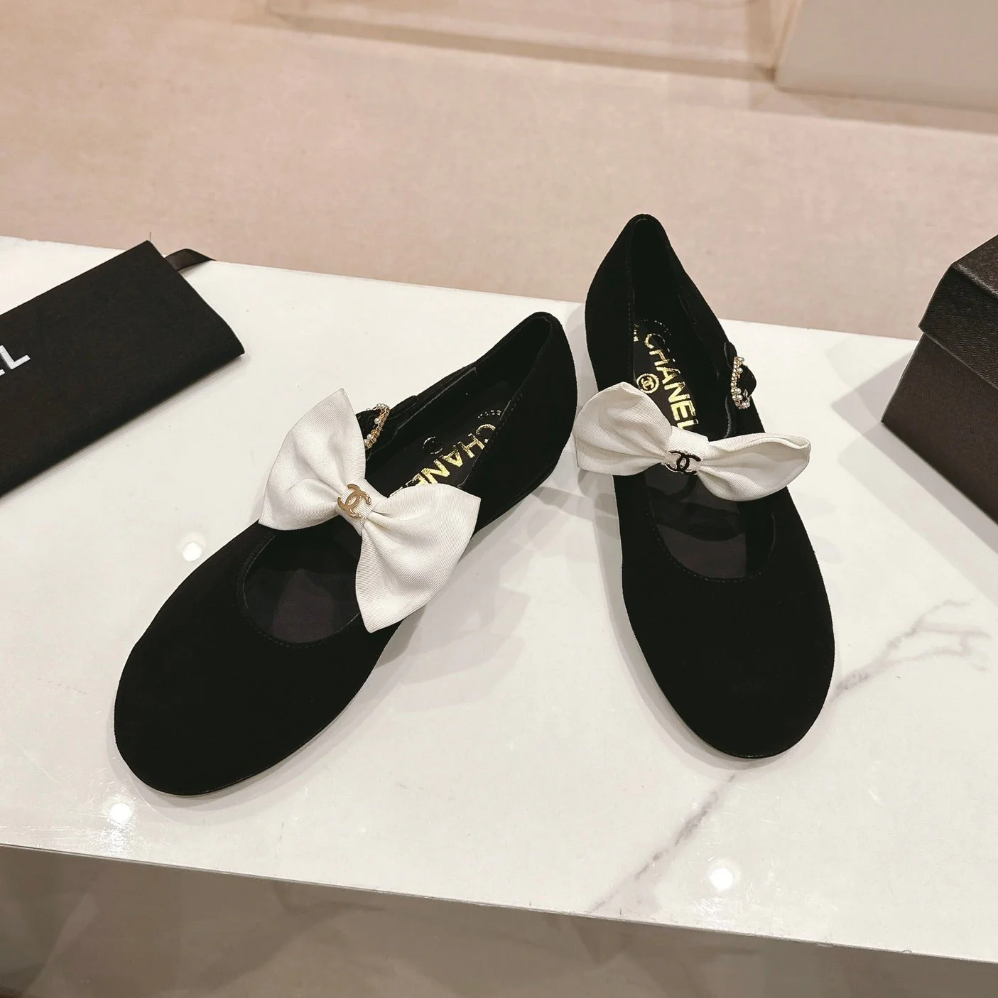 MARY JANE SHOES BLACK CALFSKIN