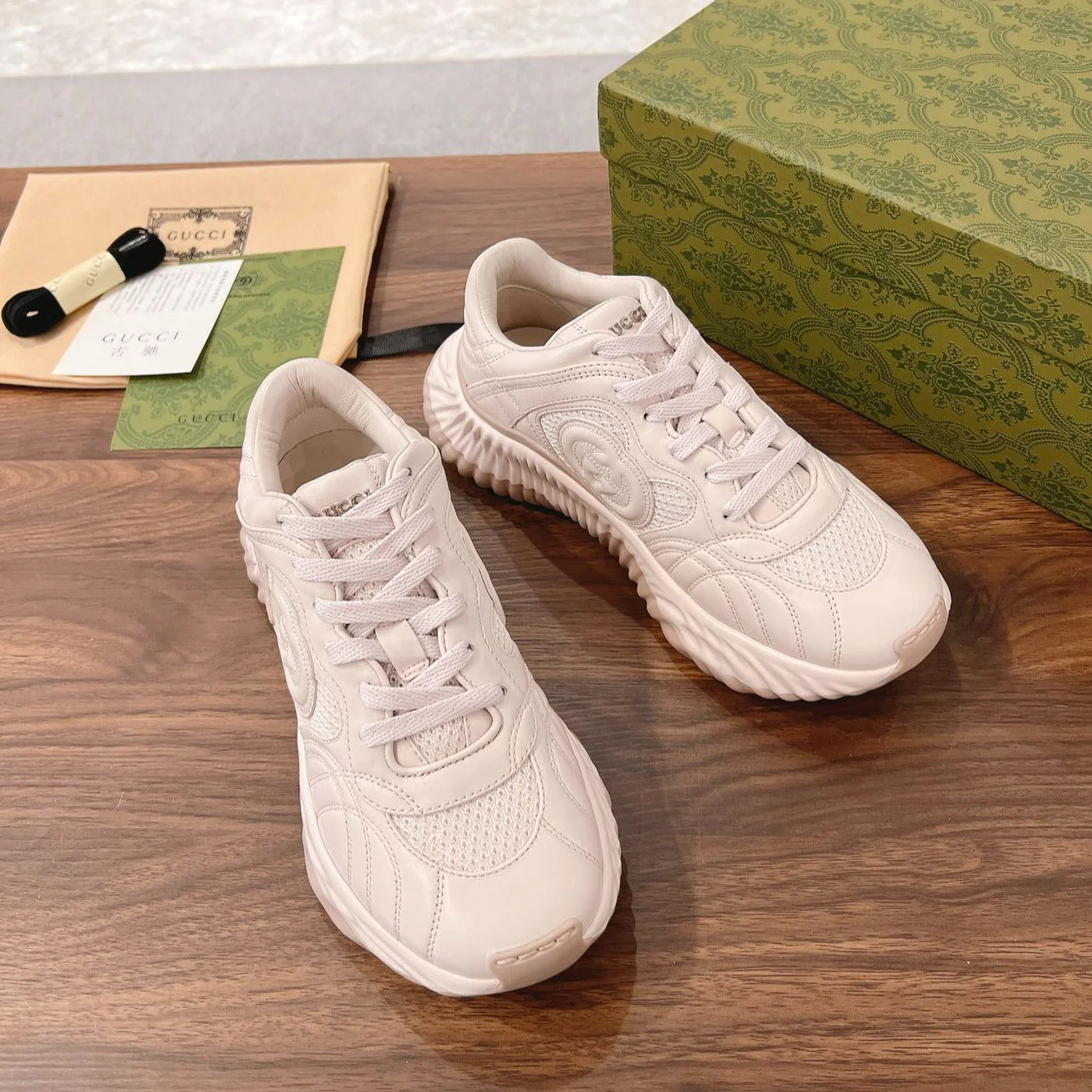 GG RIPPLE SNEAKER JASmine cream