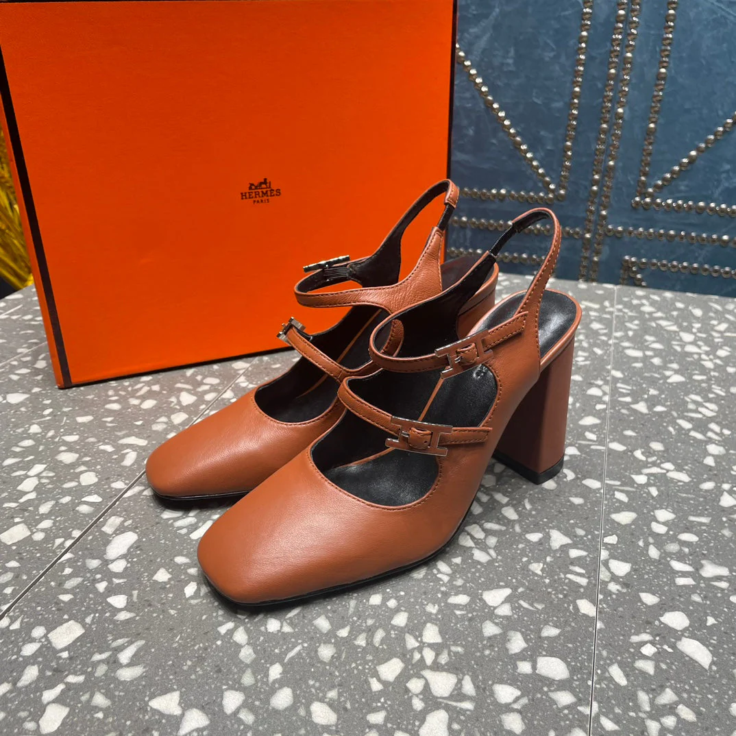JACKIE 80 MM PUMP IN UMBER BROWN CALFSKIN