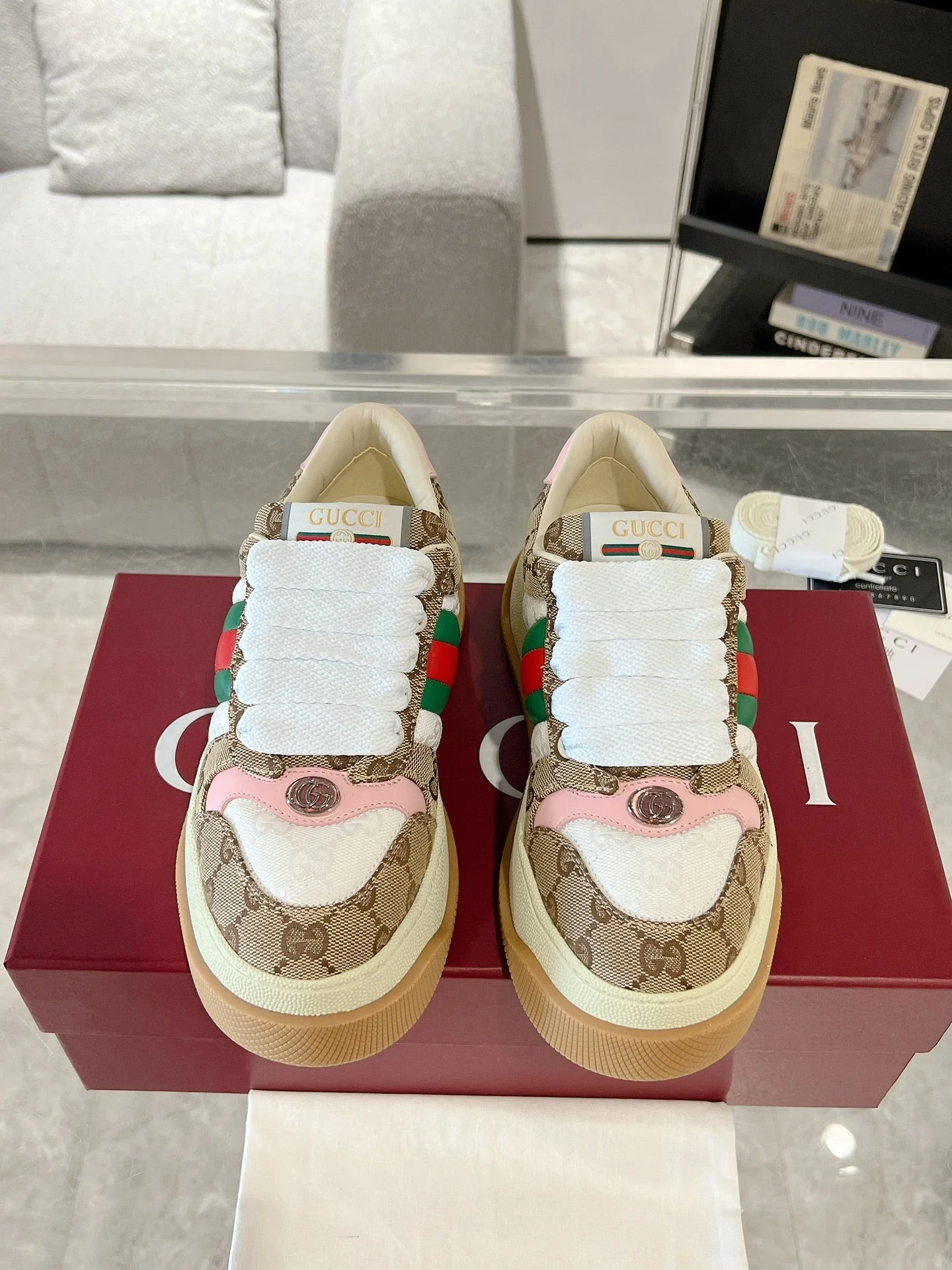 GG SCREENER SNEAKER COLORFUL