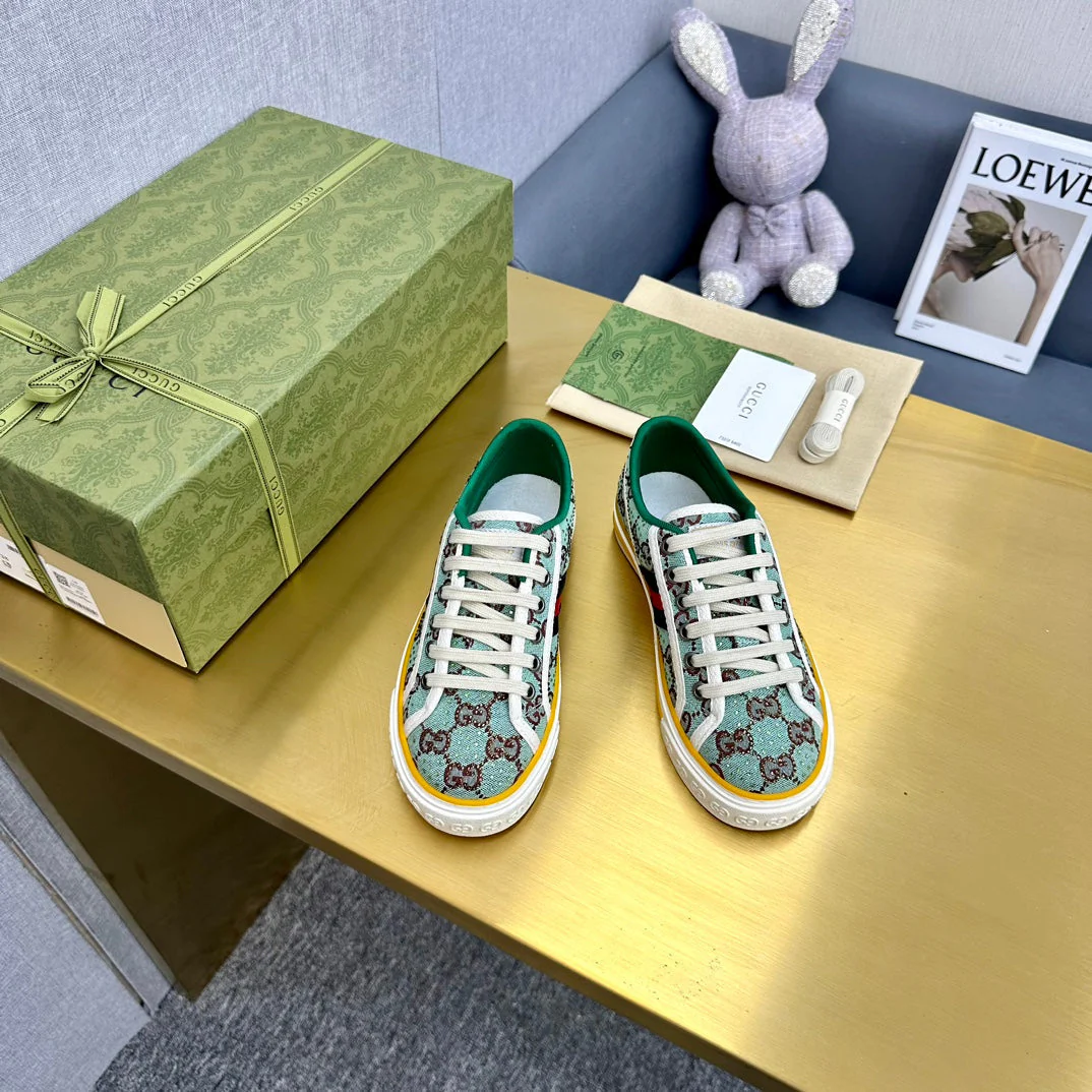 GG TENNIS 1977 TRAINER FERN CANVAS