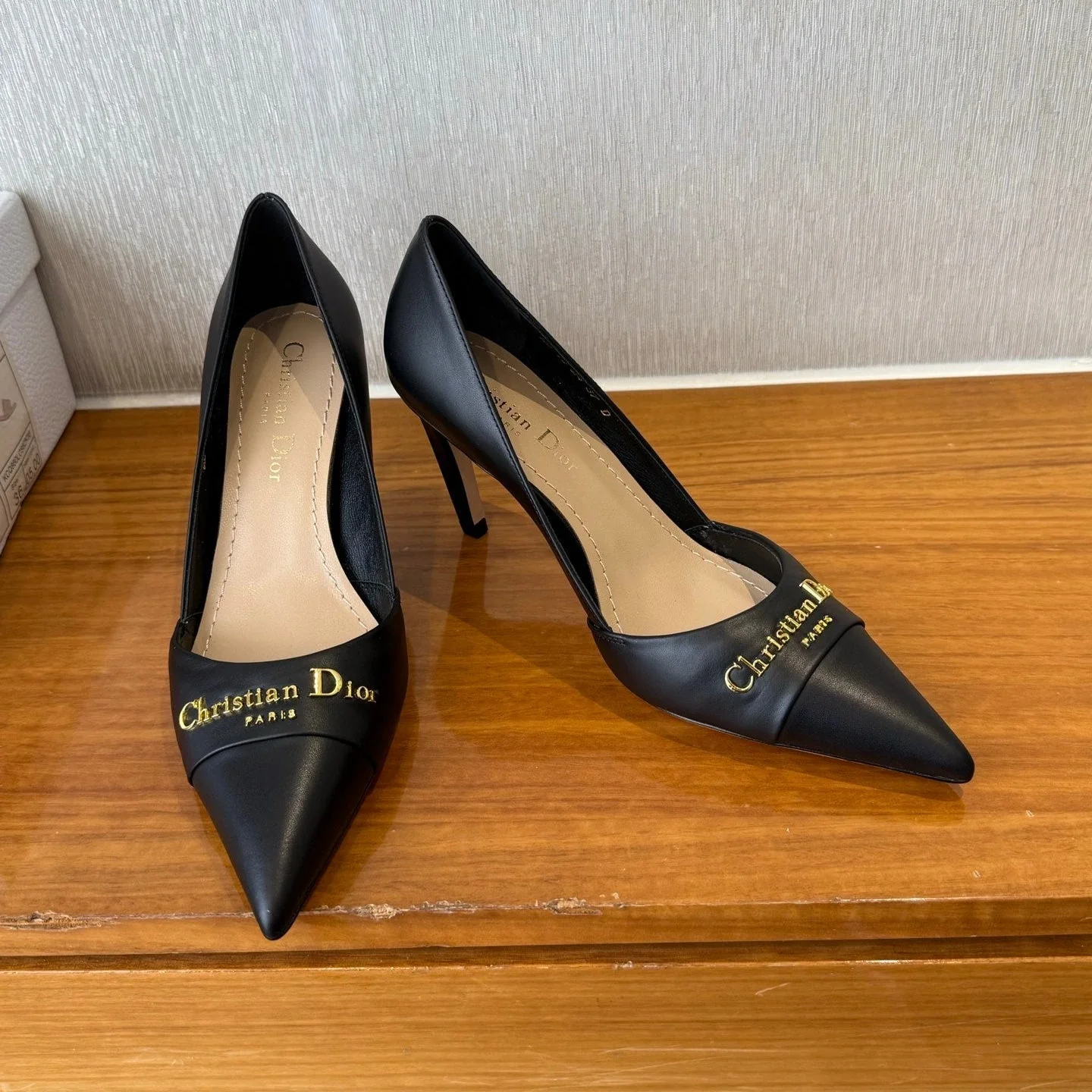 MY DD 25S HIGH HEEL 80MM IN BLACK CALFSKIN
