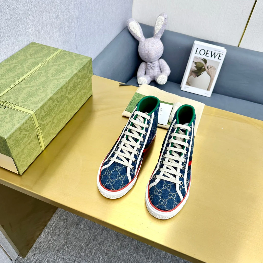 GG TENNIS 1977 HIGH-TOP TRAINER INDIGO CANVAS
