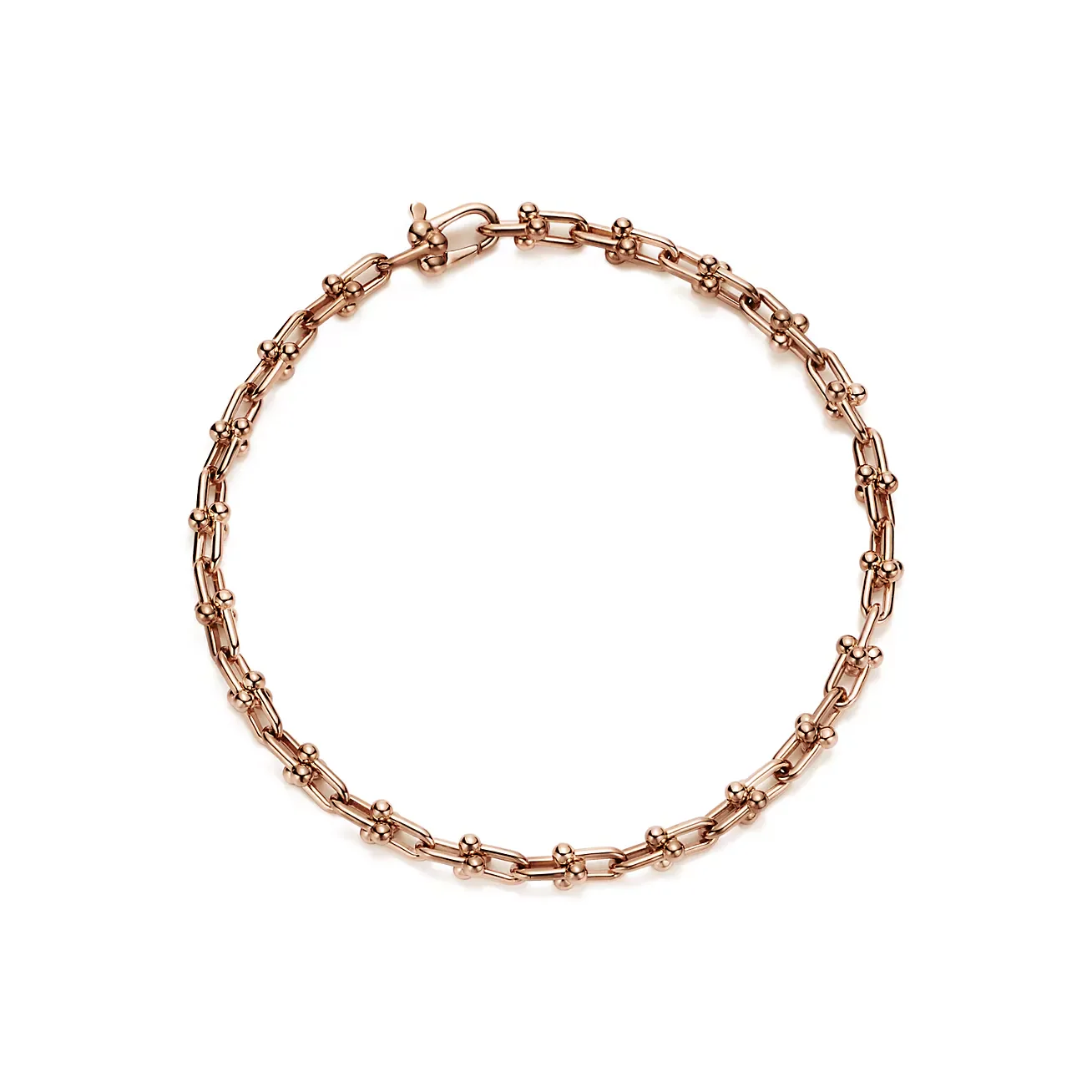 HARDWEAR MICRO LINK 44 MOTIF PINK GOLD BRACELET