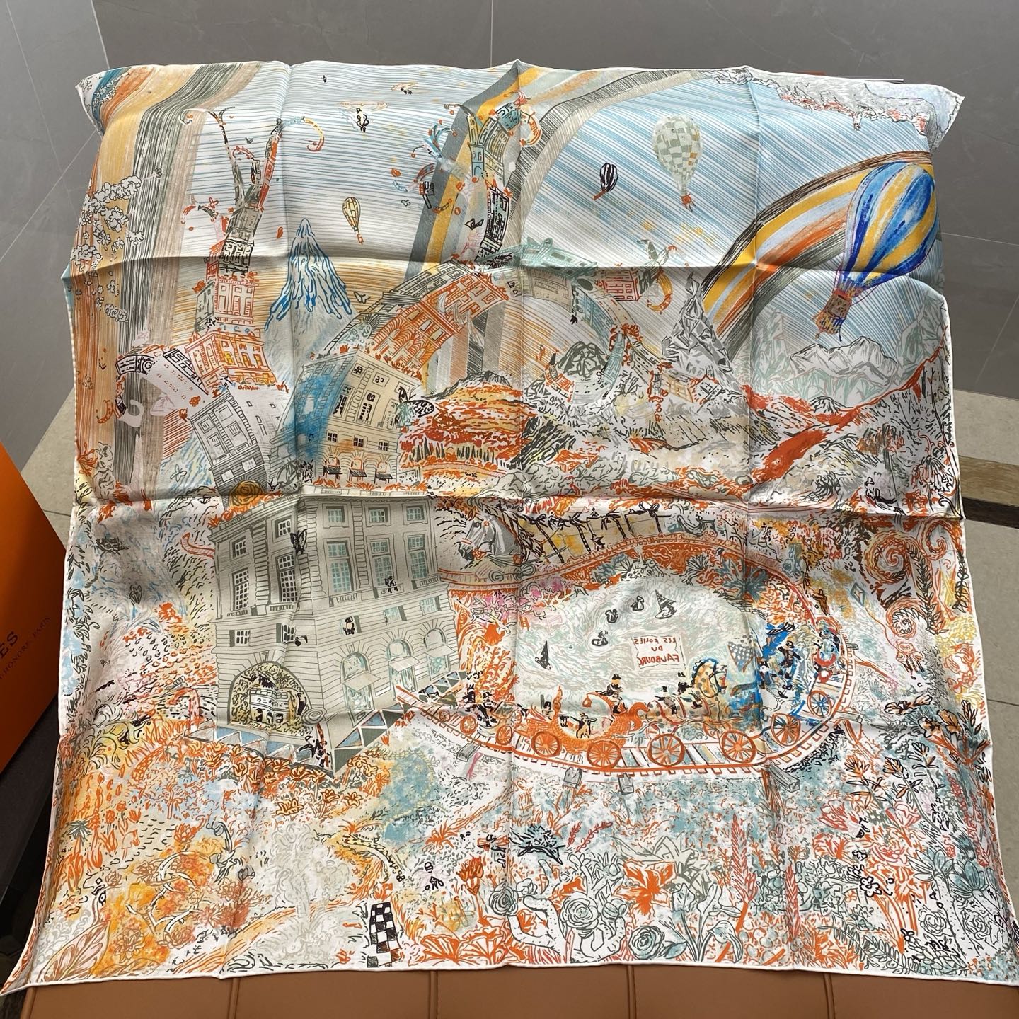 HERMES 25S SCARF 90 IN SILK 703688