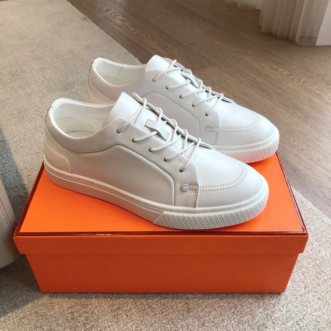IRWIN SNEAKER WHITE CALFSKIN